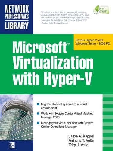 Microsoft Virtualization with Hyper-V — book cover